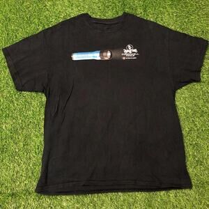 Men’s Black Vintage Streamlight Flashlight Graphic Tee